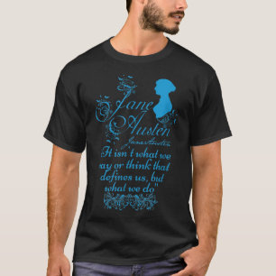 Jane-Austen-Zitate Buchclub Fans Vintage Romantik T-Shirt