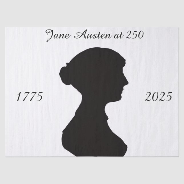 Jane Austen zum 250. Seidenpapier (Vorderseite)