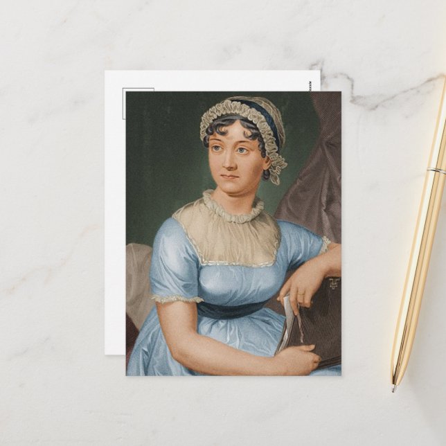 Jane Austencards Feiertagspostkarte (Vorderseite/Rückseite Beispiel)