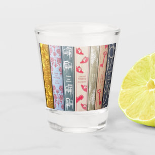 Jane Austens Bücher Schnapsglas