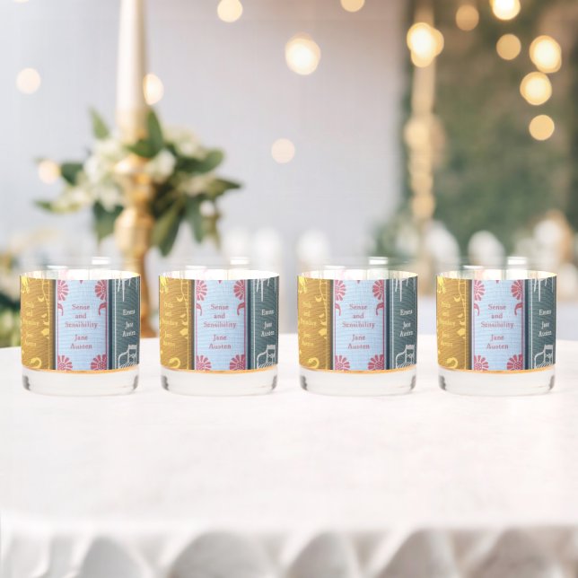Jane Austens Bücher Whiskyglas (Insitu (Hochzeit))