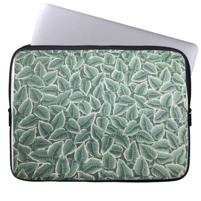 Jane Austens Home Leaf Tapete Laptopschutzhülle (Vorderseite)