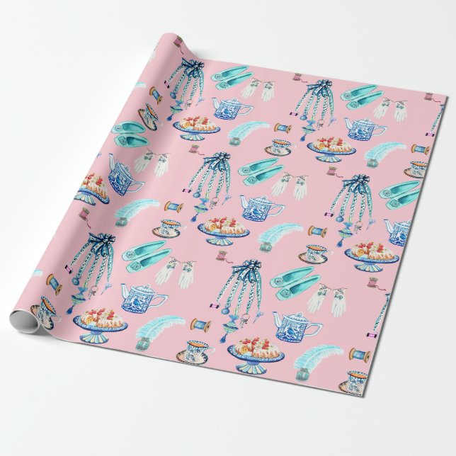 Jane Austens Lieblings-Sachen Wrapping Paper Geschenkpapier (Ungerollt)