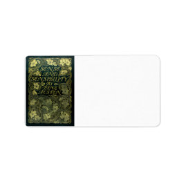 Jane Austen's Sense and Sensibility Adressaufkleber