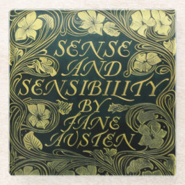 Jane Austen's "Sense and Sensibility" Glasuntersetzer