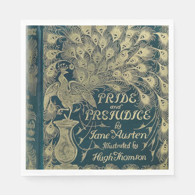 Jane Austens Stolz und Vorurteil Cover Serviette (Vorderseite)