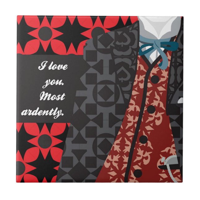 Jane Austenstolz- und -vorurteilgeschenk "Herr Fliese (Vorderseite)