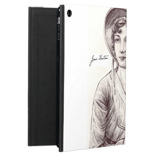 Jane Austin mit einem Lächeln für iPad (Rückseite)