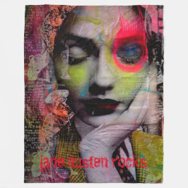 JANE AUSTIN SCHAUKELT Fleece Throw