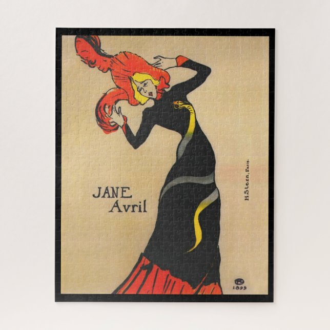 Jane Avril 1 Jigsaw Puzzle (Vertikal)