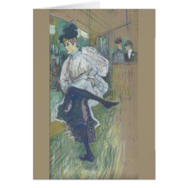 Jane Avril Dancing von Henri de Toulouse-Lautrec