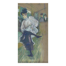 Jane Avril Dancing von Henri de Toulouse-Lautrec