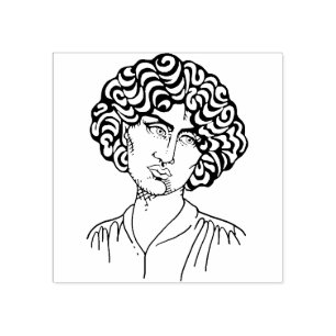 Jane-Belastung Morris Kunst-Briefmarke Gummistempel