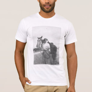 Jane Bernoudi und ihr Pferd T-Shirt