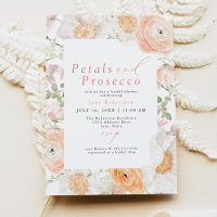 JANE Blush Floral Petals & Prosecco Brautparty
