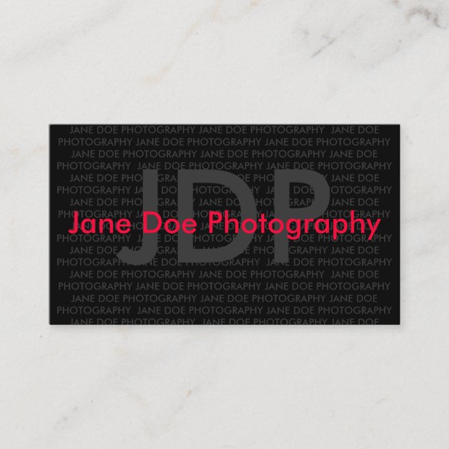 JANE-DAMHIRSCHKUH-FOTOGRAFIE VISITENKARTE (Vorderseite)