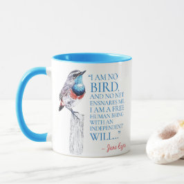 Jane Eyre - I Am No Bird - Blue Throated Bird Tasse
