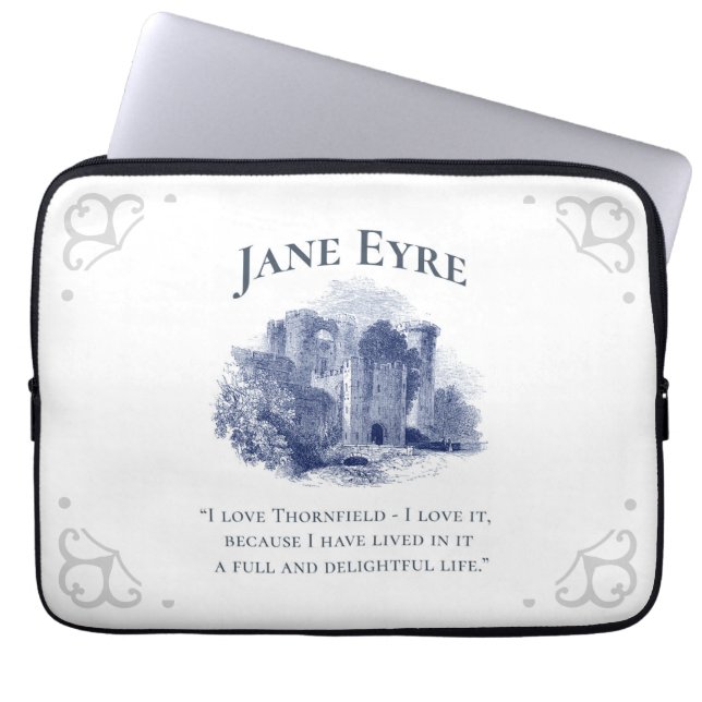 Jane Eyre - I Liebe Thornfield - Burg Laptopschutzhülle (Vorderseite)