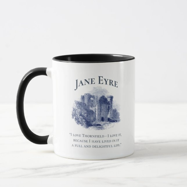 Jane Eyre - I Liebe Thornfield - Burg Tasse (Links)