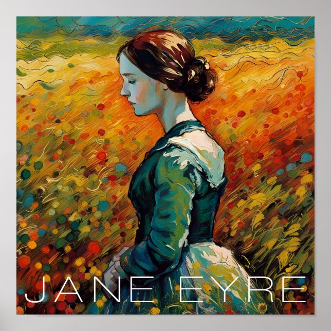 Jane Eyre Monet Style Malerei Poster (Vorne)