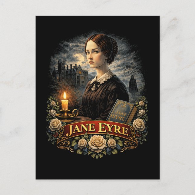Jane Eyre Postkarte (Vorderseite)