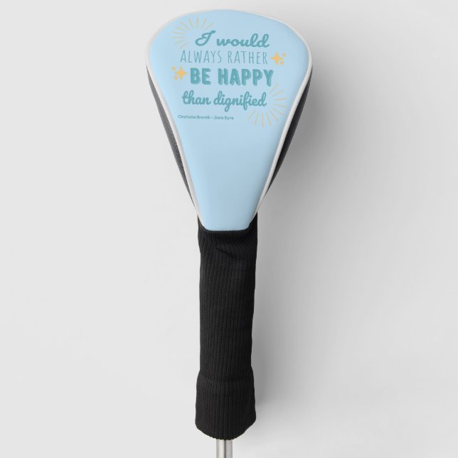 Jane Eyre Quote I - Blue Edition Golf Headcover (Vorderseite)