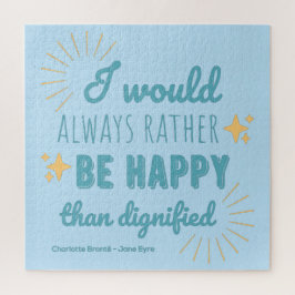 Jane Eyre Quote I - Blue Edition Puzzle