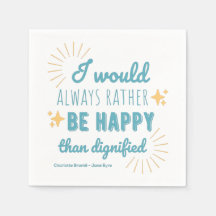 Jane Eyre Quote I - Blue Edition