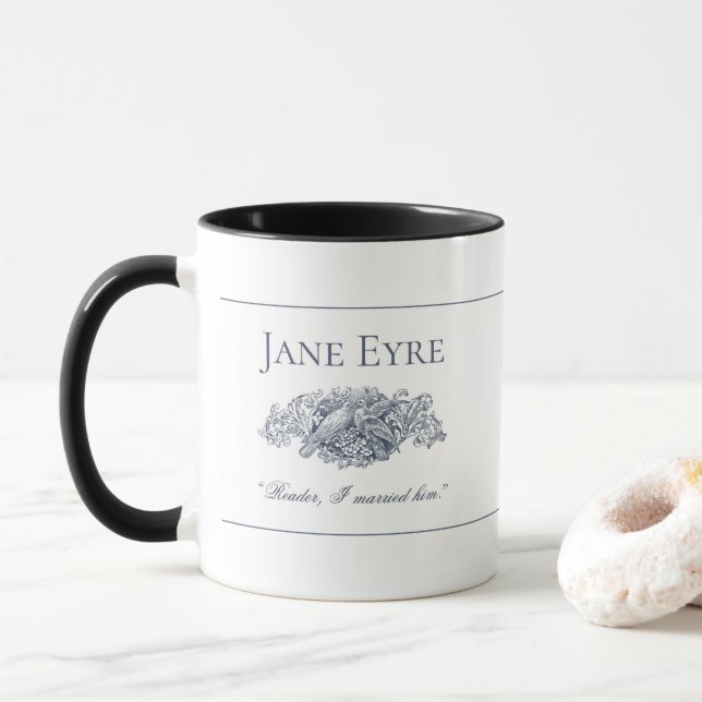 Jane Eyre - Reader I Verheiratet Ihm - Doves Tasse (Mit Donut)