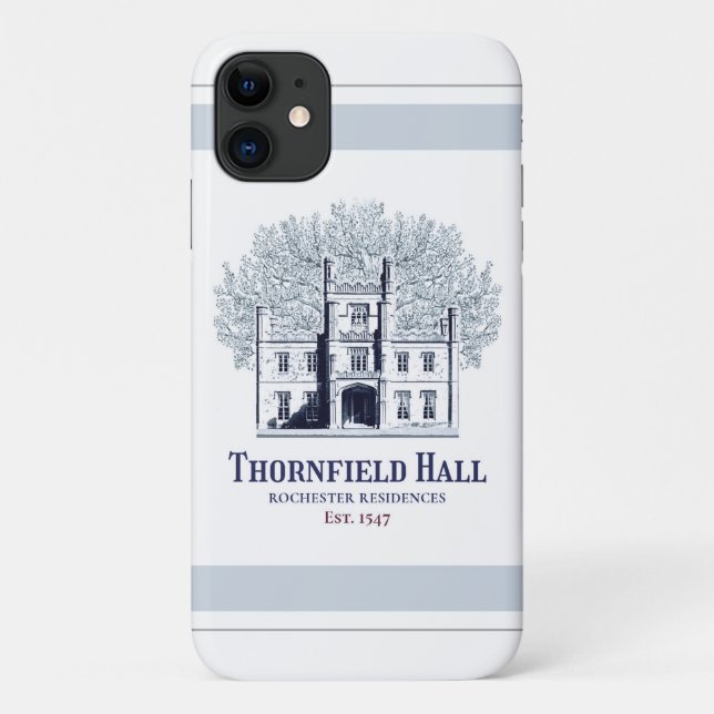 Jane Eyre Thornfield Hall Rochester Residences Case-Mate iPhone Hülle (Rückseite)