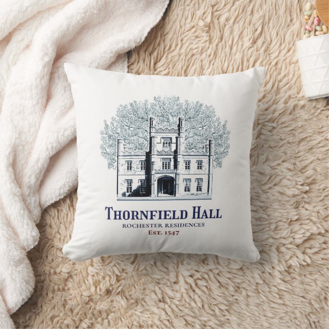Jane Eyre Thornfield Hall Rochester Residences Kissen (Decke)