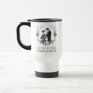 Jane Eyre und Edward Rochester mit Wreath Reisebecher
