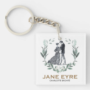 Jane Eyre und Edward Rochester mit Wreath Schlüsselanhänger