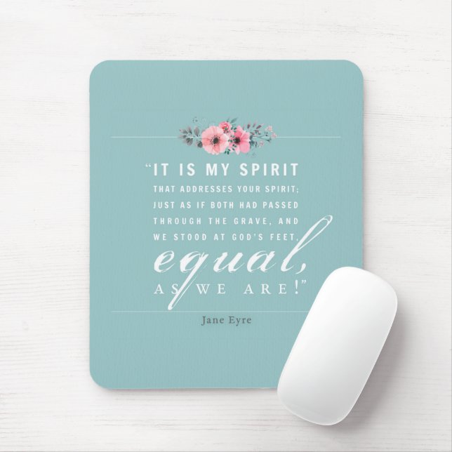 Jane Eyre - wie wir sind - Aquamarin Mousepad (Mit Mouse)