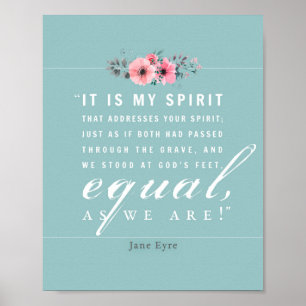 Jane Eyre - wie wir sind - Aquamarin Poster