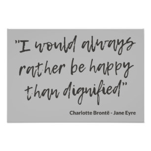 Jane Eyre Zitat I Fotodruck
