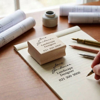 Jane Gardener Landschaftsdesignerin Stempel