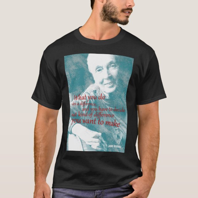 Jane Goodall Quote 2 Aktiver T - Shirt (Vorderseite)