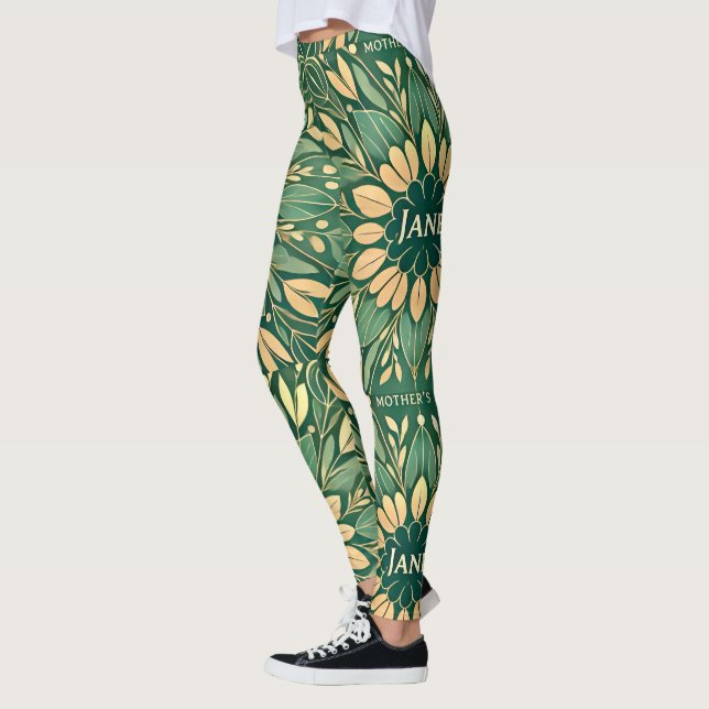 JANE ~ Muttertag ~ Grün Leggings (Links)