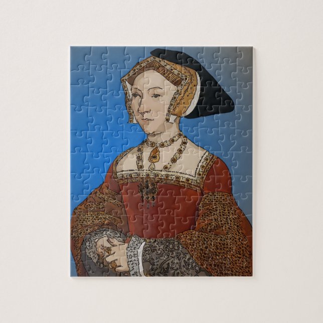 Jane Seymour-Königin von Henry VIII von England Puzzle (Vertikal)