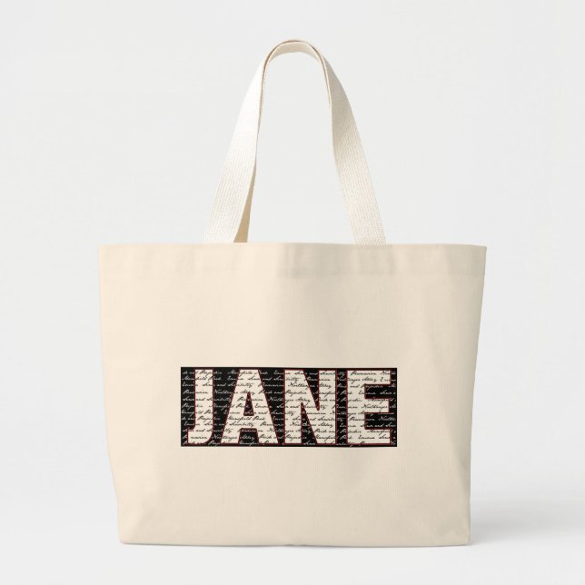 JANE-Taschen-Tasche Jumbo Stoffbeutel (Vorne)
