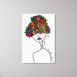 Jane verbirgt sich auf Schlichte Sicht Leinwanddruck