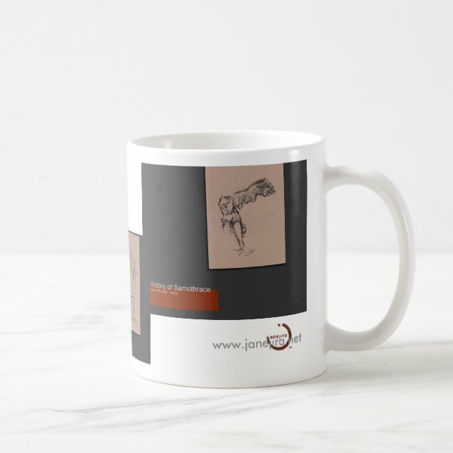 Janejira Marken-Architekturskizzen Kaffeetasse (Rechts)