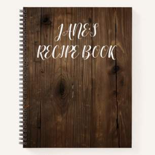 Janes persönliches Rezept-Notizbuch Notizbuch