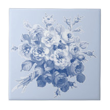 "Jane's Rose Bouquet" Keramik Tile
