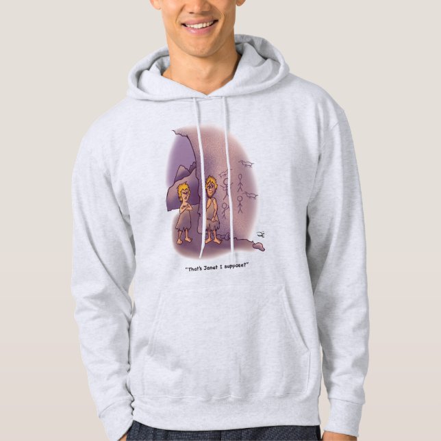 Janet Cartoon Hoodie (Vorderseite)