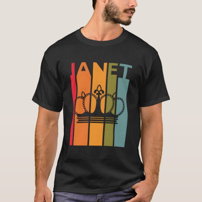 Janet For First Name Janet T-Shirt (Vorderseite)