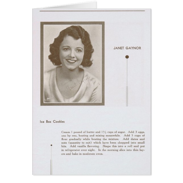 Janet Gaynor Recipe (Vorne)
