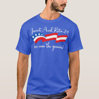 Janet und Rita Bluey Grannies 24 als Präsident T-Shirt