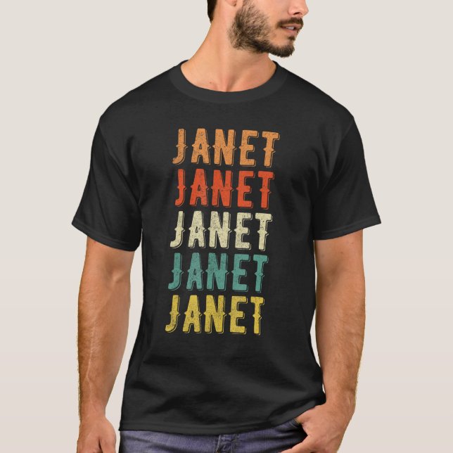 Janet Vintage Retro_13 T-Shirt (Vorderseite)
